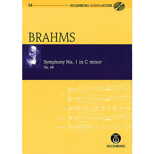 Eulenburg Symphony No. 1 in C minor, Op. 68 Eulenberg Audio plus Score with CD by Brahms Edited by Richard Clarke