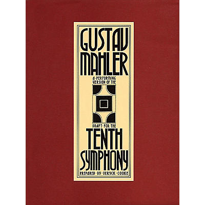 Hal Leonard Symphony No. 10 (Full Score) Study Score Series Composed by Gustav Mahler Edited by Deryck Cooke