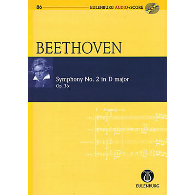 Eulenburg Symphony No. 2 in D Major, Op. 36 Eulenberg Audio plus Score w/ CD by Beethoven Edited by Richard Clarke