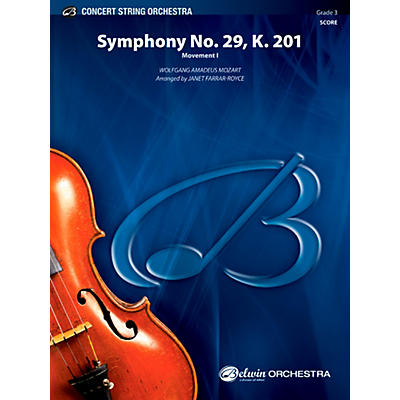 Alfred Symphony No. 29, K. 201 Concert String Orchestra Grade 3 Set