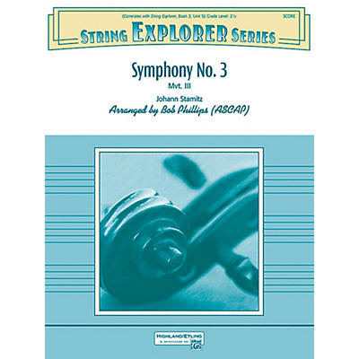 Alfred Symphony No. 3 String Orchestra Grade 2.5