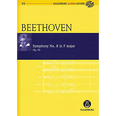 Schott Symphony No. 8 in F Major, Op. 93 Study Score Series Softcover with CD Composed by Ludwig van Beethoven