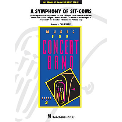 Hal Leonard Symphony of Sitcoms - Young Concert Band Level 3 arranged by Paul Jennings