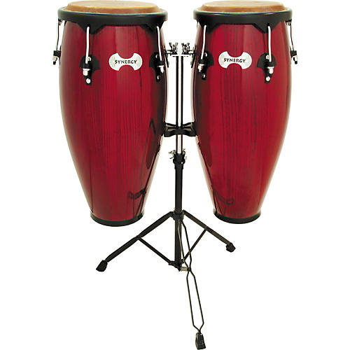 Toca Synergy Conga Set with Stand Condition 1 - Mint Red