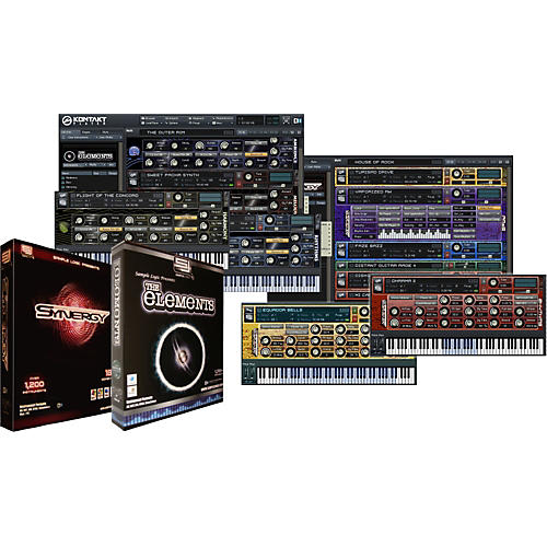 Synergy & The Elements EXP Virtual Instrument Library Software Combo Bundle