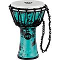 MEINL Synthetic Compact Junior Djembe SimbraGalactic Green Tie Dye
