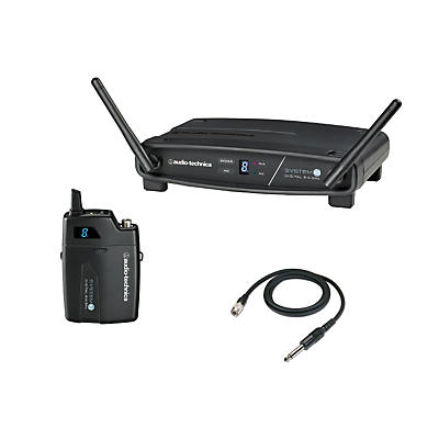 Audio-Technica System 10 ATW-1101/G 2.4GHz Digital Wireless Instrument System w/ Guitar Cable