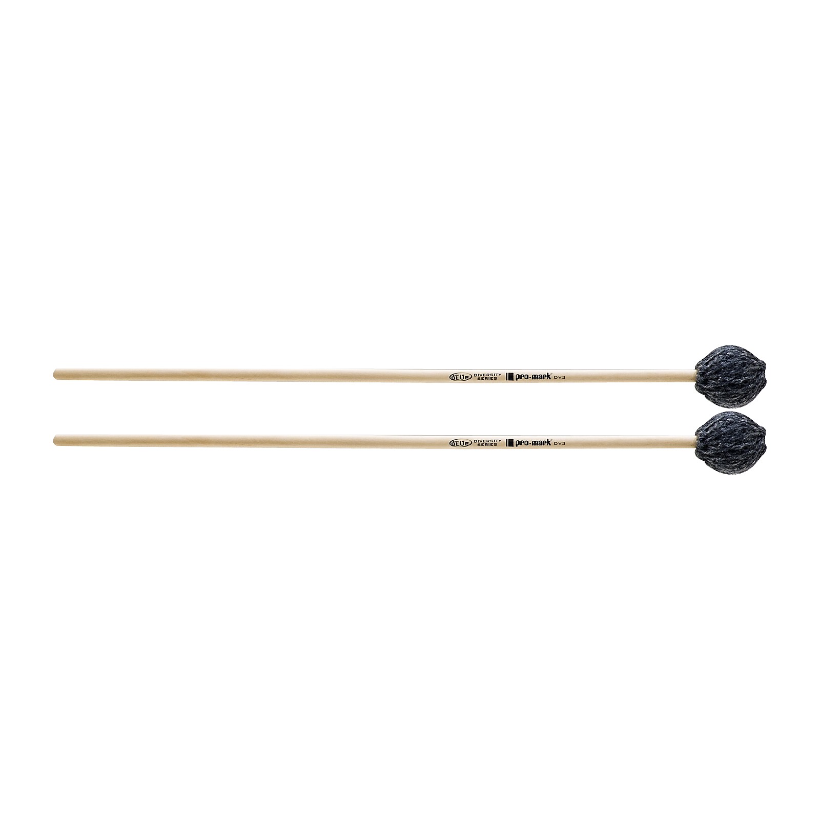 Promark System Blue Diversity Series Mallets DV3 Medium Hard Marimba