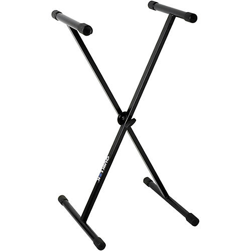 QUIK LOK T-10BK Single-Brace Keyboard Stand