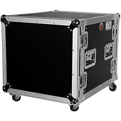 ProX Truss T-10RSS 10U 10-Space Amp Rack Mount ATA Flight Case 19" Depth with Casters