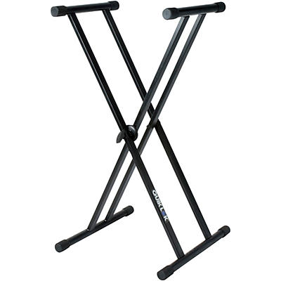 Quik-Lok T-20BK Double-Braced Keyboard Stand