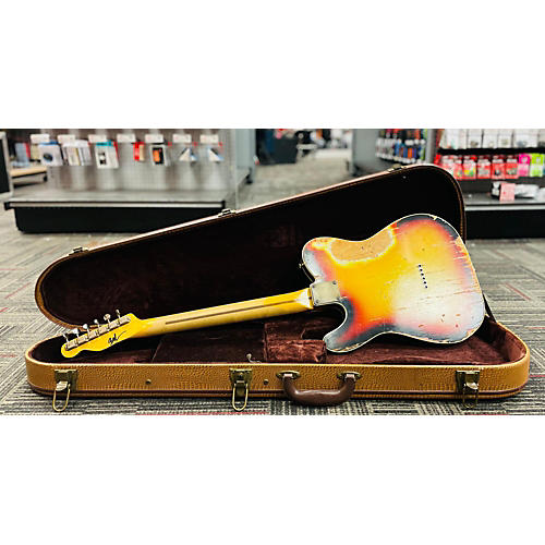 Nash Guitars T-63 Heavy Relic Double Bound Solid Body Electric Guitar 3 Tone Sunburst