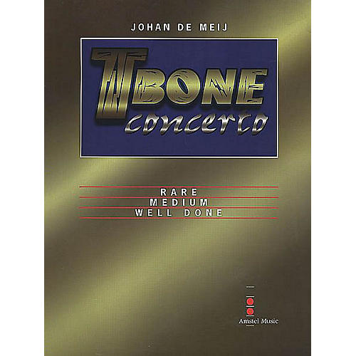 Amstel Music T-Bone Concerto (Complete - Score and Parts) Concert Band Level 5-6 Composed by Johan de Meij