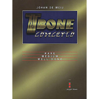Amstel Music T-Bone Concerto (Mvt. II - Medium: Parts Only) Concert Band Level 5-6 Composed by Johan de Meij