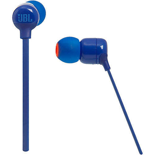 JBL T110BT In Ear Wireless Headphones w/ One Button Remote/Mic Blue