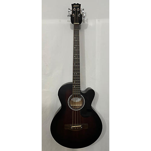 Mitchell T239BCE-BST Acoustic Bass Guitar DARK BROWN