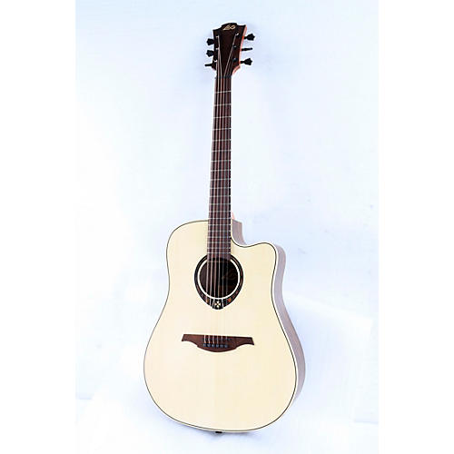 Lag Guitars T270DCE Tramontane Dreadnought Acoustic-Electric Guitar Condition 3 - Scratch and Dent Satin Natural 194744927812