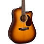Mitchell T311CE Solid Spruce Top Dreadnought Mahogany Acoustic-Electric Guitar - Edge Burst