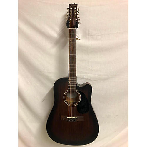 Mitchell T331TCE 12 String Acoustic Electric Guitar Mahogany