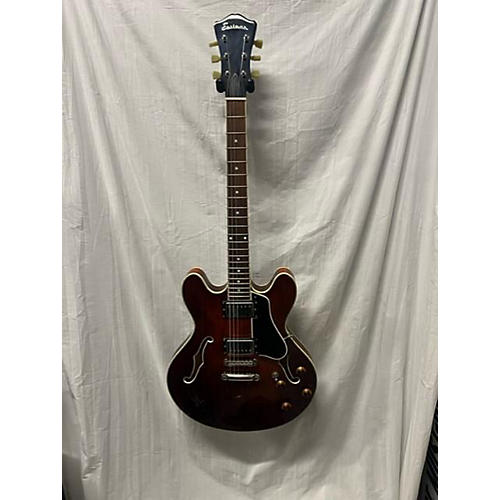 Eastman T386 Hollow Body Electric Guitar Trans Brown