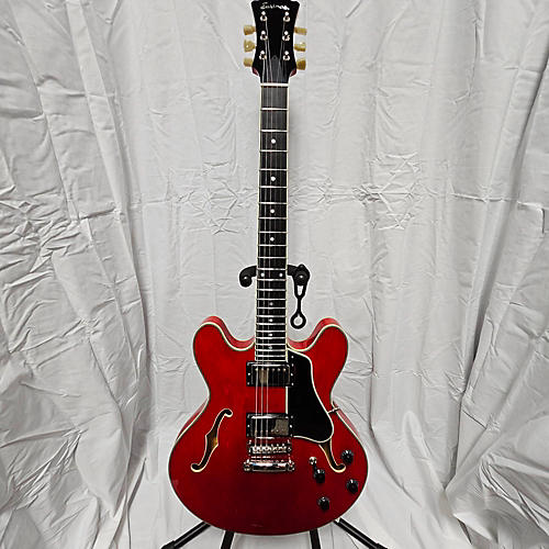 Eastman T386-RD Hollow Body Electric Guitar Trans Cherry
