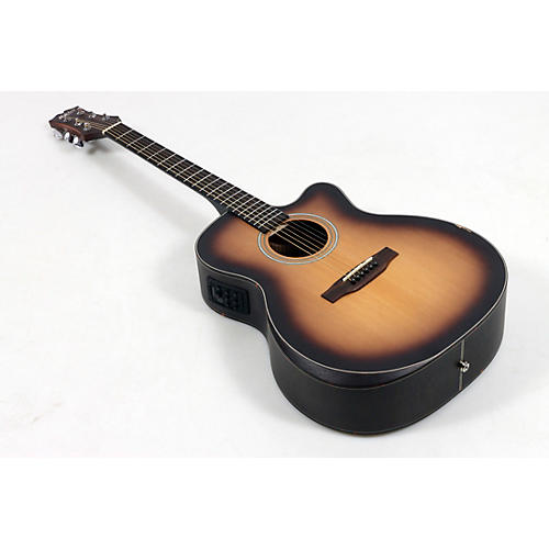 Mitchell T413CE-BST Terra Series Auditorium Solid Torrefied Spruce Top Acoustic-Electric Guitar Condition 3 - Scratch and Dent Edge Burst 197881296438