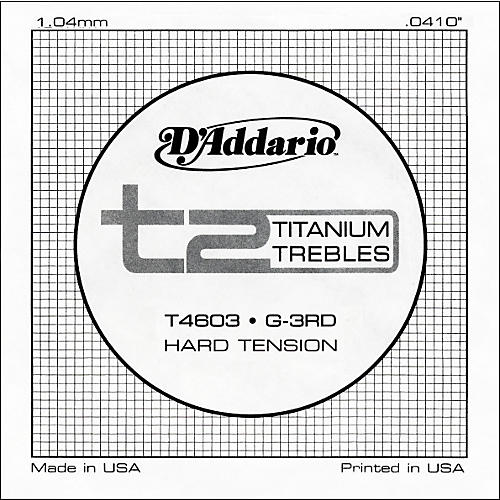 T4603 T2 Titanium Hard Single Guitar String