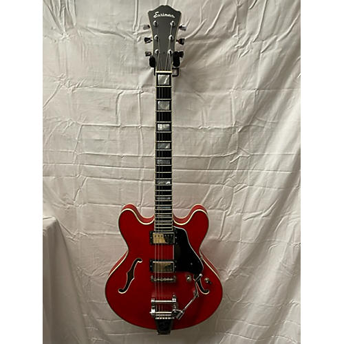 Eastman T486-rb Ray Benson Hollow Body Electric Guitar Red