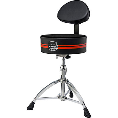 Mapex T680SE Drum Throne With Backrest - Racing Stripe,