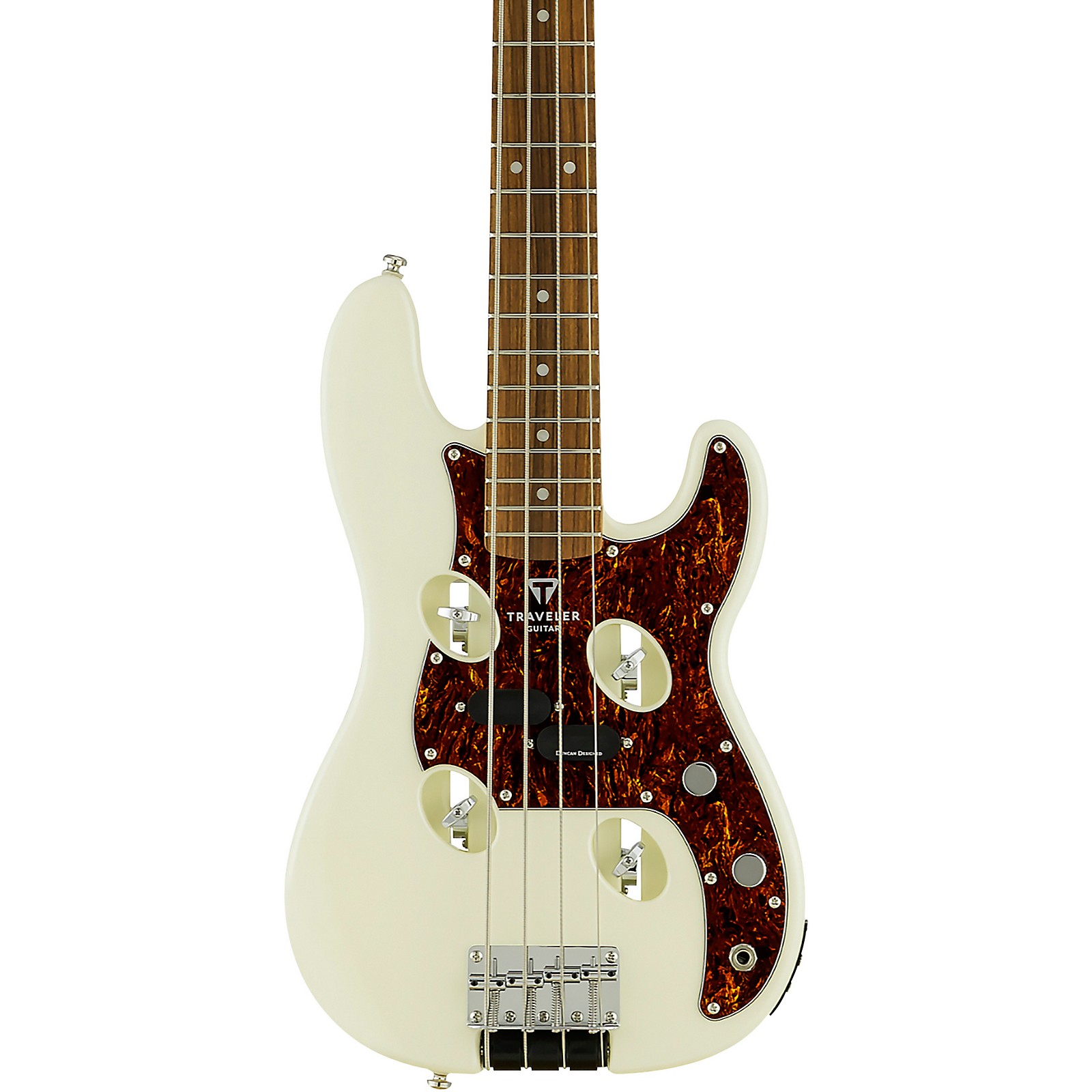 Traveler Guitar TB4P Electric Travel Bass Pearl White Musician's Friend