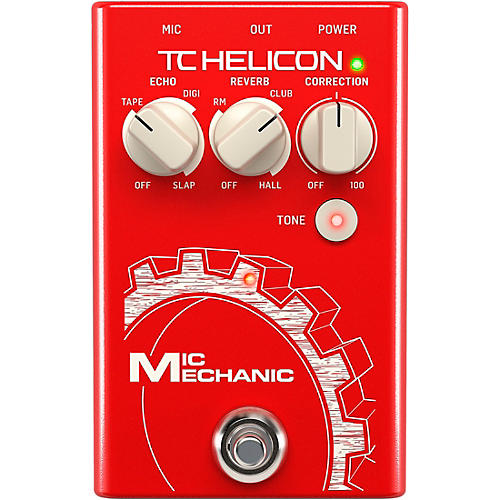 TC Helicon VoiceTone Mic Mechanic 2 Reverb, Delay, & Pitch Correction Pedal