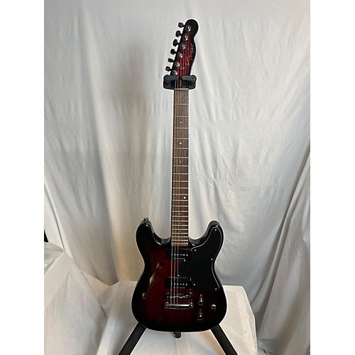 Fender TC90 Hollow Body Electric Guitar Dark Cherry Burst