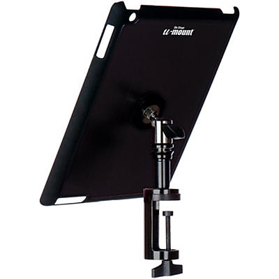 On-Stage Stands TCM9163 Quick Disconnect Table Edge Tablet Mounting System with Snap-On Cover