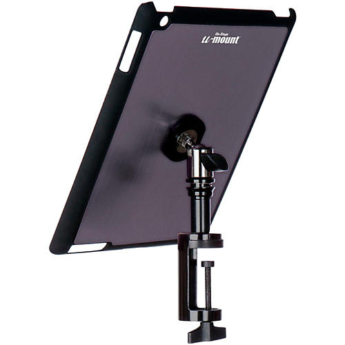 On-Stage TCM9163 Quick Disconnect Table Edge Tablet Mounting System with Snap-On Cover Condition 1 - Mint Gun Metal