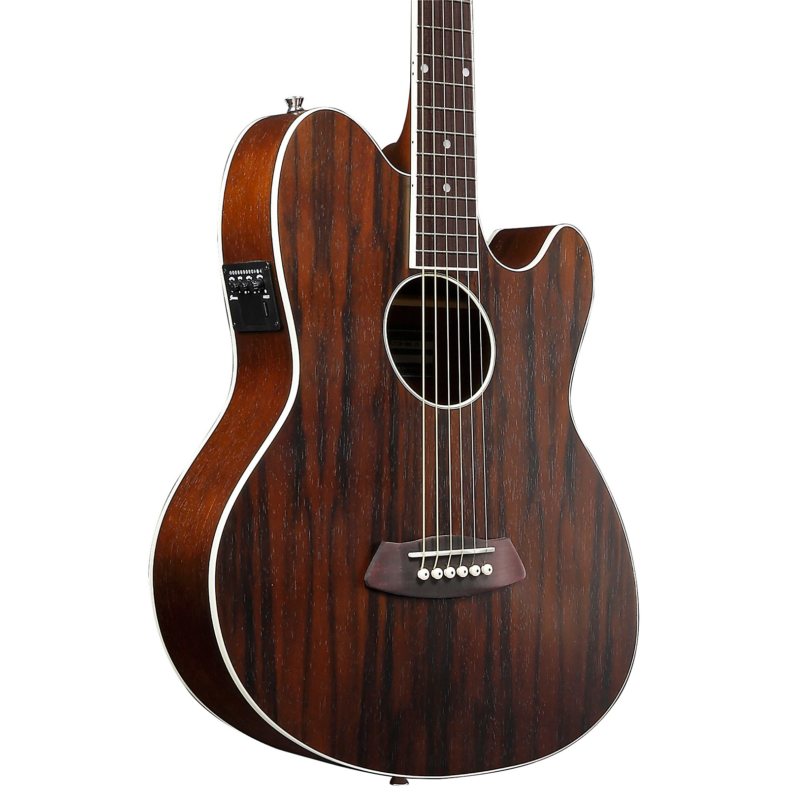 Ibanez Tcy13e Talman Acoustic Electric Guitar With Macassar Ebony Top Dark Brown Open Pore 8540