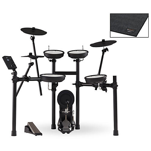 Roland TD-07KV V-Drums Electronic Drum Kit With TDM-10 Drum Mat