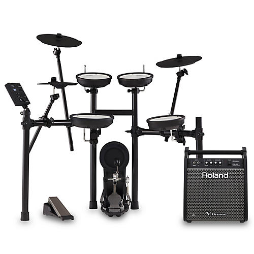 Roland TD-07KV V-Drums Electronic Drum Set With PM-100 V-Drum 