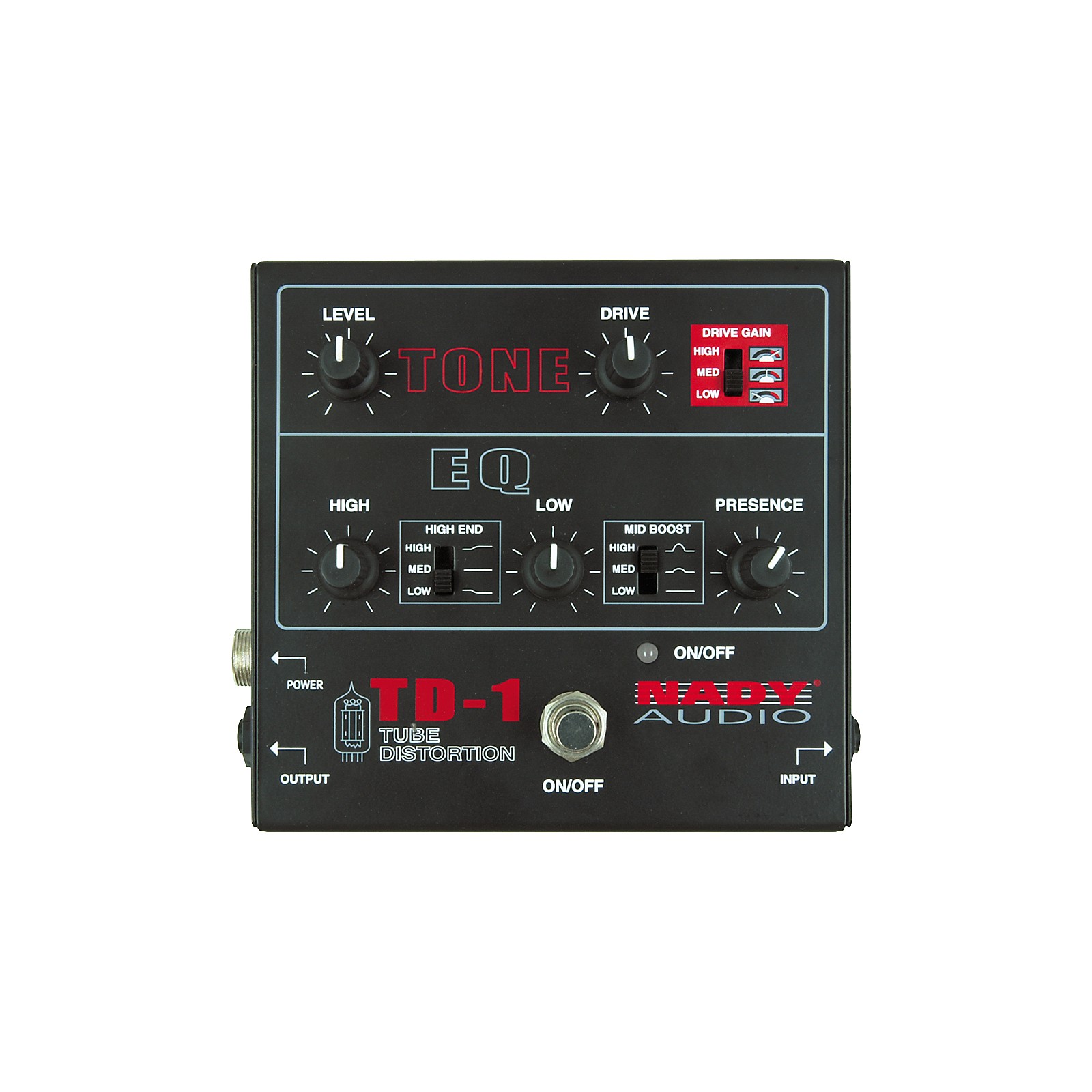 Nady TD1 Tube Distortion Pedal Musician's Friend