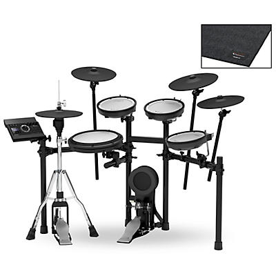 Roland TD-17KVX V-Drums Electronic Drum Set With TDM-10 Drum Mat