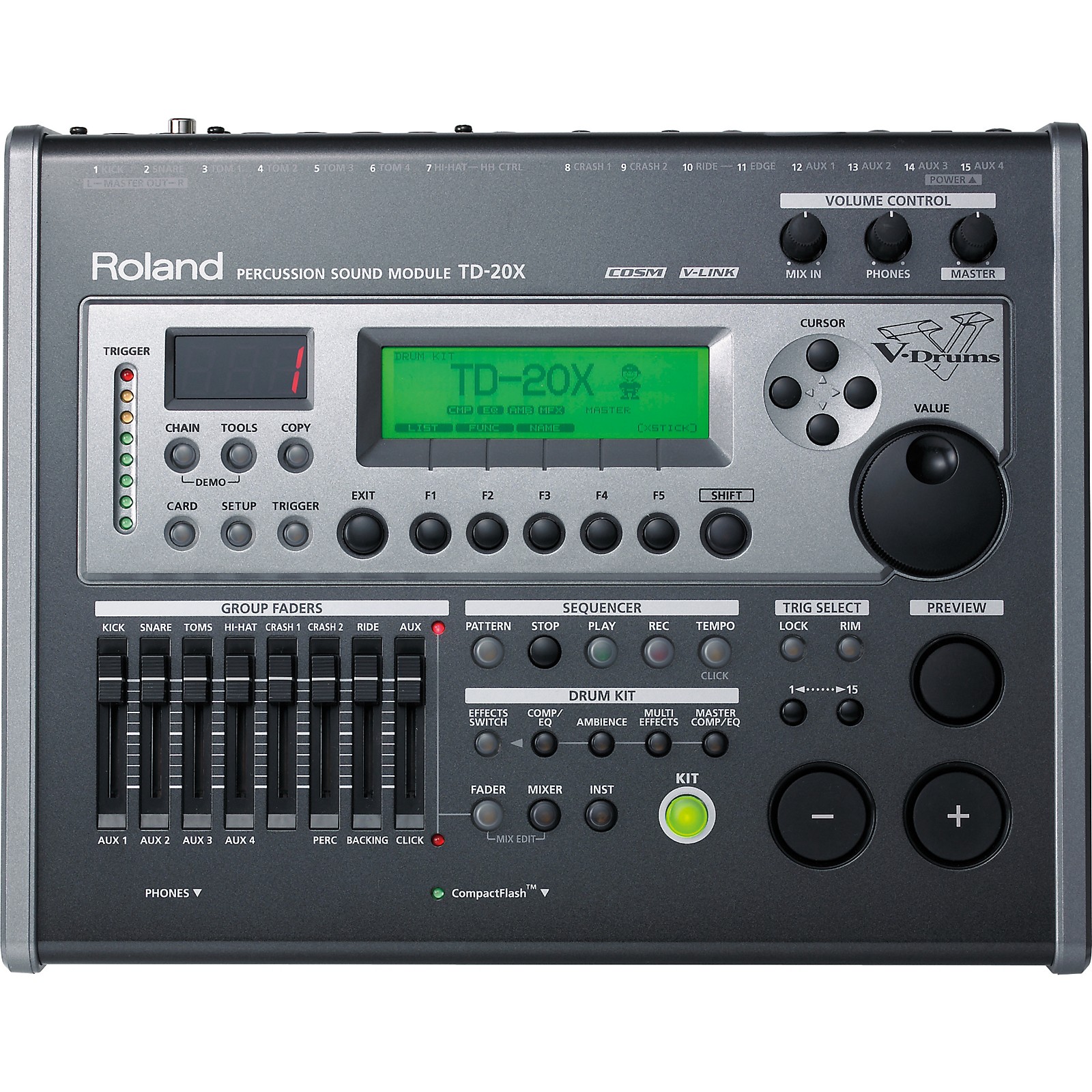 Roland TD20X Percussion Sound Module Musician's Friend