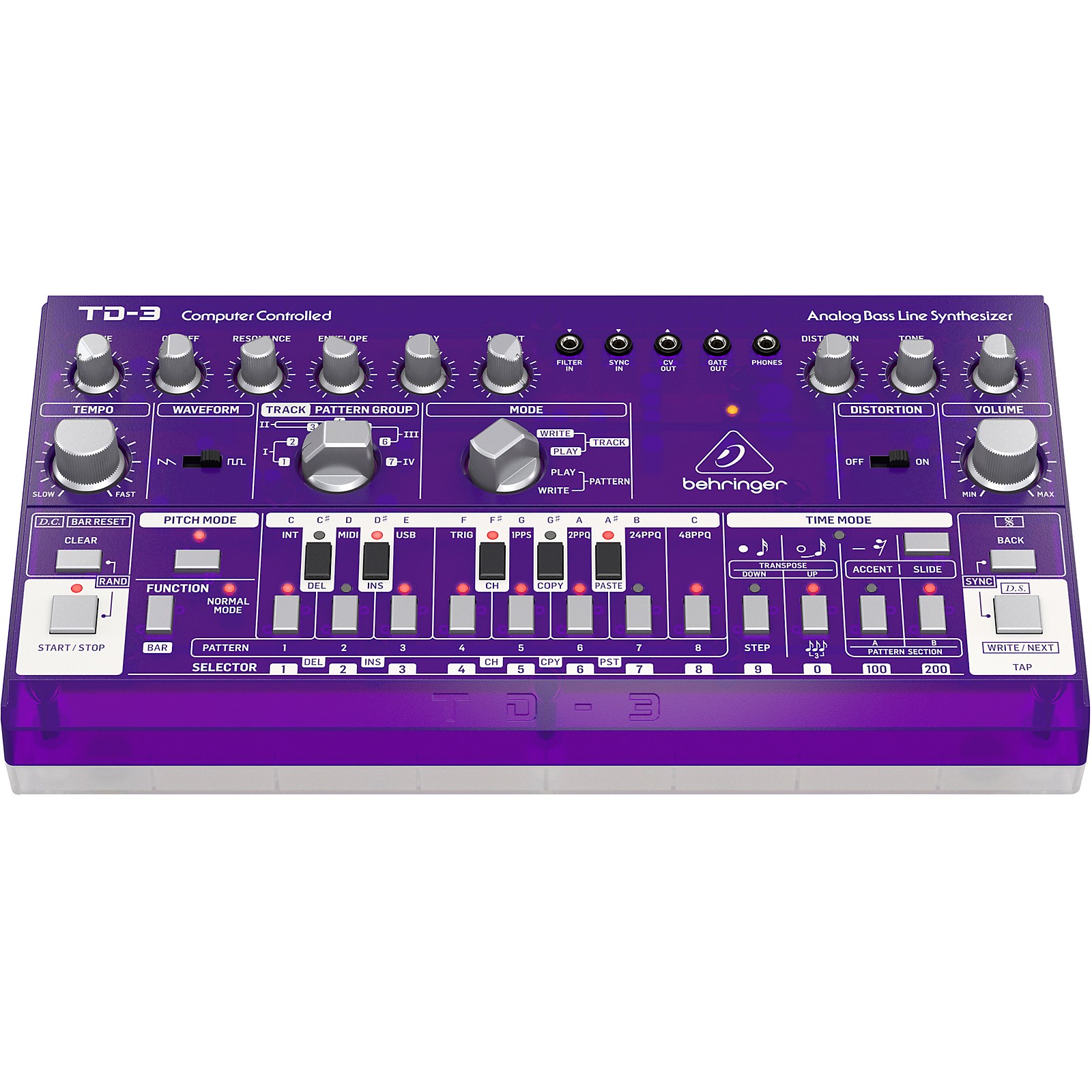 Behringer TD3 Analog Bass Line Synthesizer Grape Musician's Friend