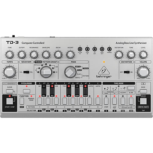 Behringer TD-3 Analog Bass Line Synthesizer Silver