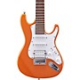 Mitchell TD100 Short-Scale Electric Guitar Orange 3-Ply White Pickguard
