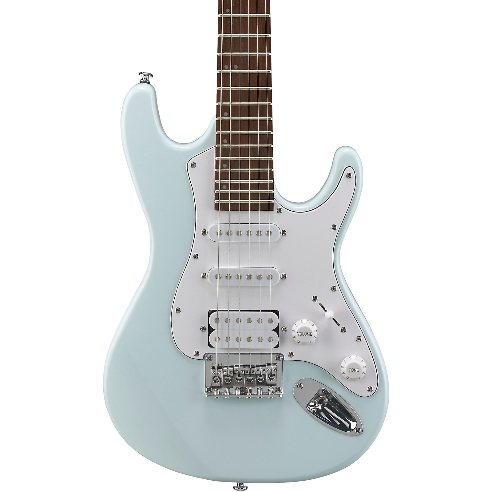 Mitchell TD100 ShortScale Electric Guitar Powder Blue 3Ply White