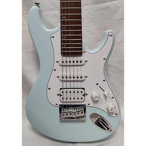 Mitchell TD100 Short Scale Solid Body Electric Guitar Powder Blue