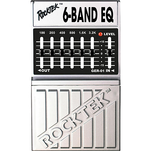 Rockett TER-01 6-Band Graphic EQ Pedal | Musician's Friend