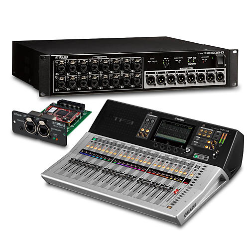 TF3 24-Ch Digital Mixer with Tio1608-D Dante Stage Box and Expansion Card