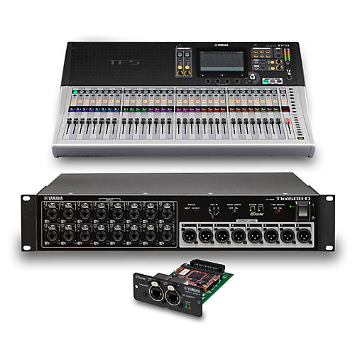TF5 32-Ch Digital Mixer with Tio1608-D Dante Stage Box and Expansion Card