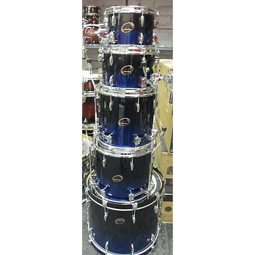 Sakae THE ALMIGHTY Drum Kit Blue to Black SPARKLE Fade