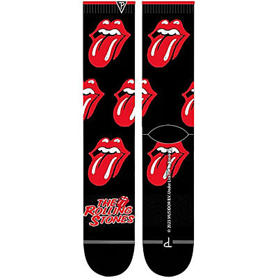 Perri's THE ROLLING STONES ALLOVER DISTRESSED TONGUES DYE SUB SOCK